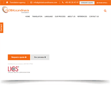 Tablet Screenshot of globalscandinavia.com